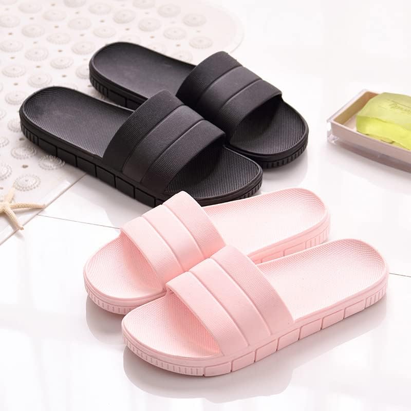 AioTio Summer Stripe Slippers Indoor Home Anti-Slip Shower Bathing Shoes Non-Slip Garden Shoes Women's Plastic Sandals - Image 5