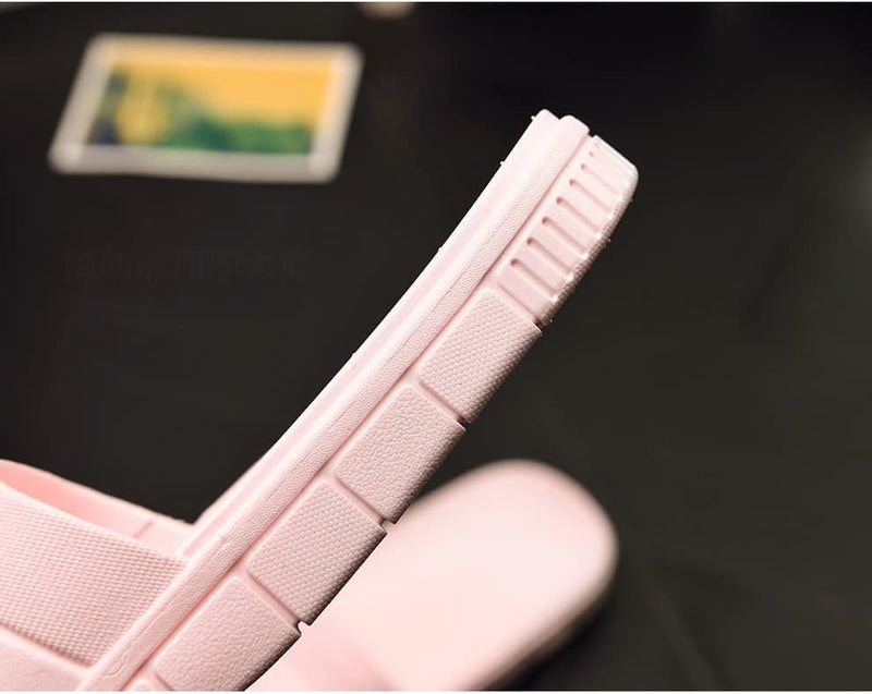 AioTio Summer Stripe Slippers Indoor Home Anti-Slip Shower Bathing Shoes Non-Slip Garden Shoes Women's Plastic Sandals - Image 2