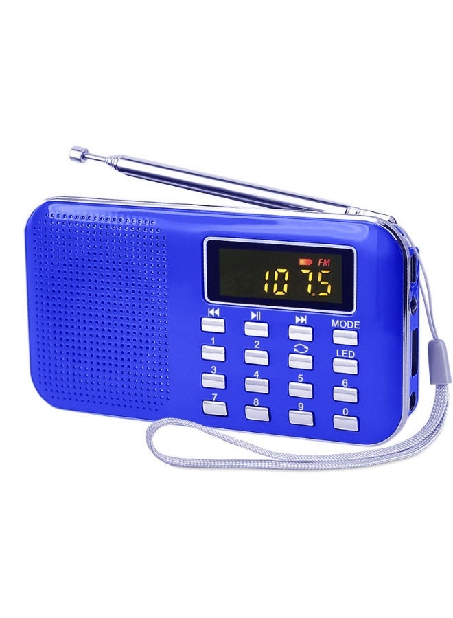 Portable FM/AM Dual-Band Multi-functional Radio L-218AM with Card Speaker - Image 3