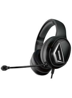 موجماكس سماعة ألعاب MOOGMAX MX-EP58 - مخرجات سلكية (AUX وUSB) - لأجهزة PS4 وPS5 والكمبيوتر الشخصي وXbox - سماعات ألعاب - سماعة رأس سلكية - سماعة رأس للكمبيوتر الشخصي - صوت ستيريو نقي - ميكروفون واضح ثلاثي الأبعاد - قابس 3.5 مم مطلي بالذهب وأربعة أطراف (أسود)  - Image 1