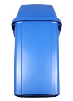 AKC AKC Quadrate 60L Trash Bin with Swing Lid – Glossy Plastic Garbage Can – Ideal for Home, Office, & Public Areas – Blue  - Image 4