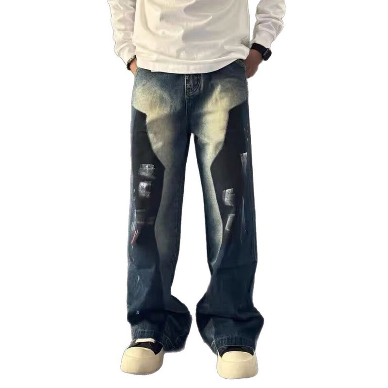 Unisex Casual Daily Denim Jeans - Image 5