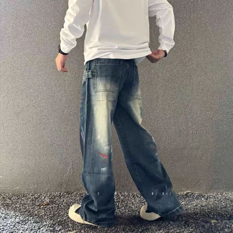Unisex Casual Daily Denim Jeans - Image 3