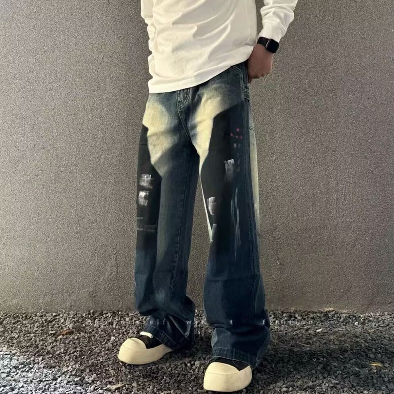 Unisex Casual Daily Denim Jeans - Image 4