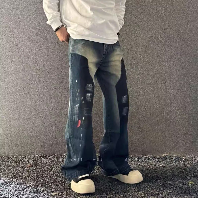 Unisex Casual Daily Denim Jeans - Image 1