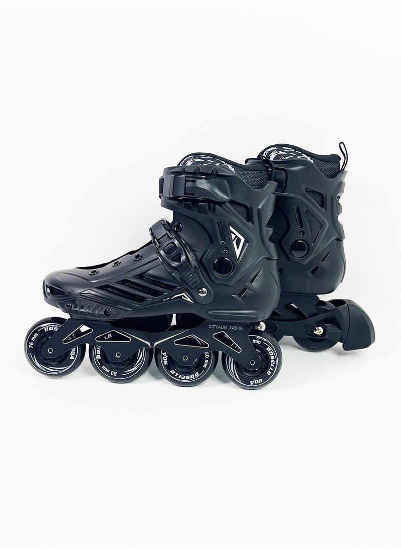 GT-Wheel Inline Skates for Adults Adjustable Speed Skating Shoes with Aluminum Frame & PU Wheels  - Image 4