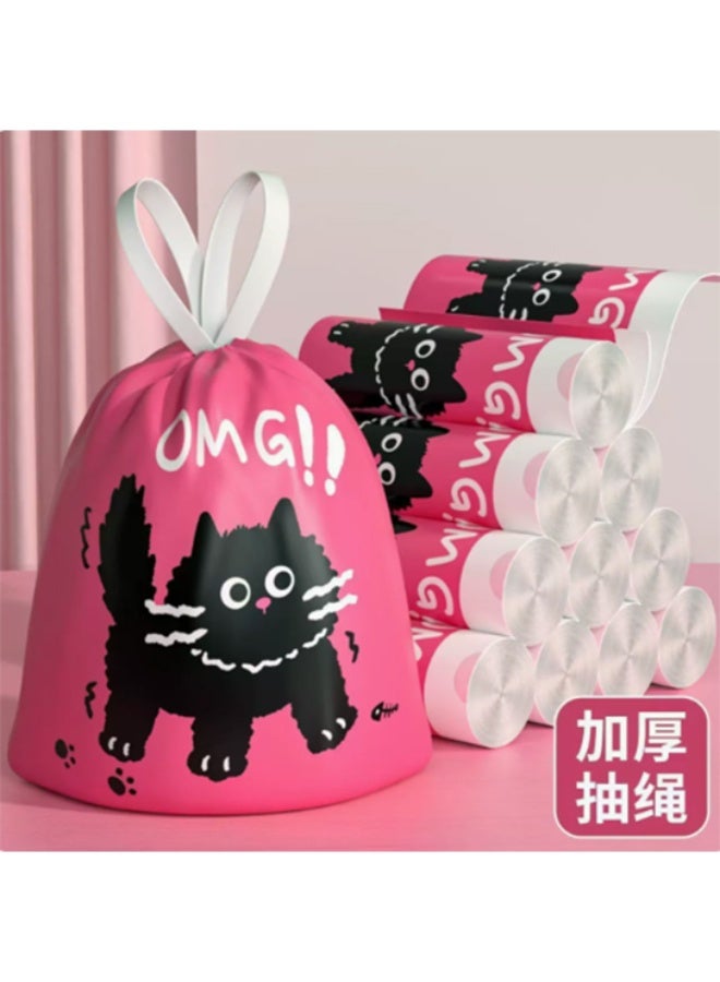 Tear-Free Frightened Cat Garbage Bags, Extra Large & Thick Drawstring Bin Bags for Household, Living Room & Kitchen, Storage Cleaning Bags - Image 5