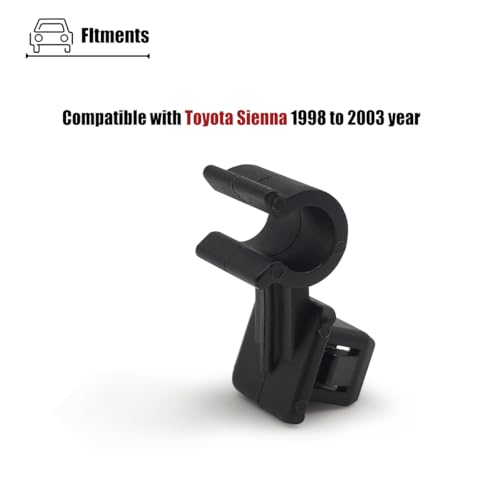 LXROAR01 Hood Prop Rod Clip Compatible with Toyota Sienna 1998 1999 2000 2001 2002 2003 year Hood Support Rod Clamp for 5345508010 - Image 5