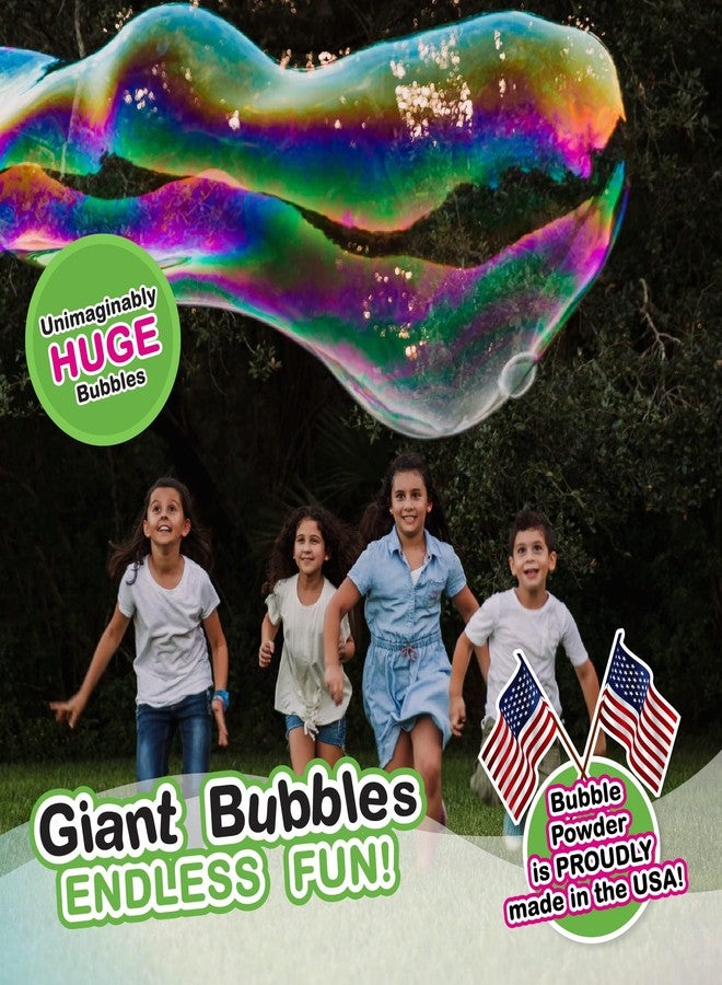 WOWmazing Giant Bubble Powder Kit: Include Large Bubble Wand and 3 Packet of Big Bubble Powder (Makes 3 Gallons) | Outdoor Toy for Kids, Boys, Girls | Powder Made in USA - Image 3