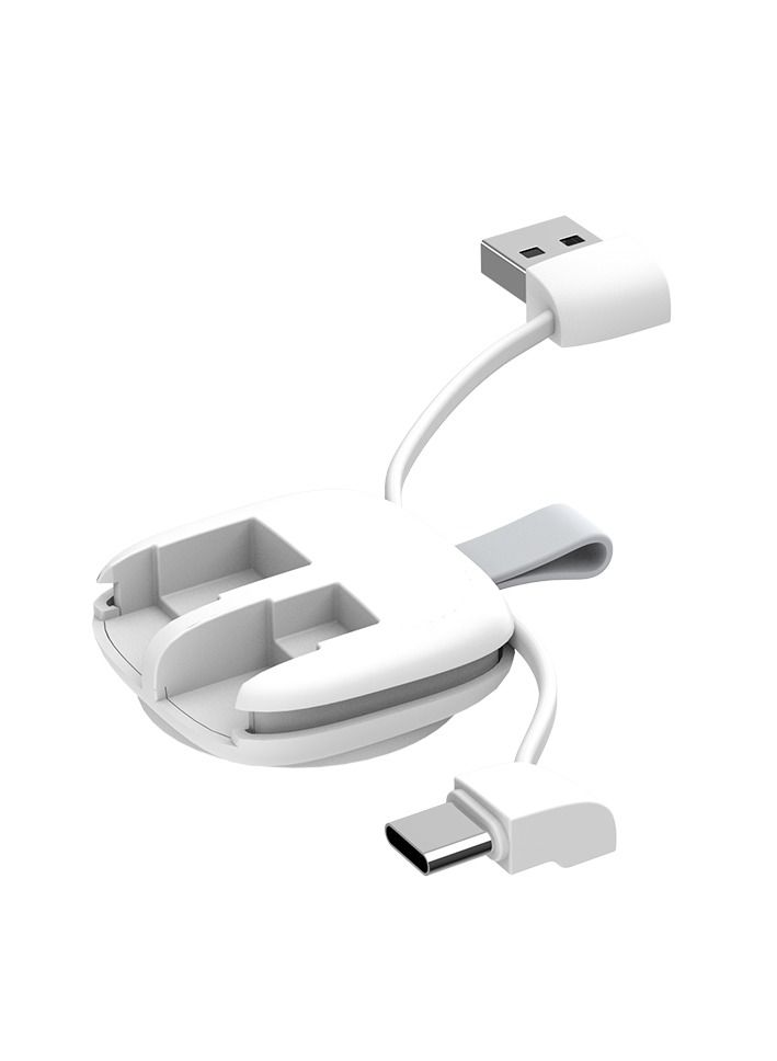 GULFLINK 3 in1 Portable Wireless Smart Watch Charger White - Image 1