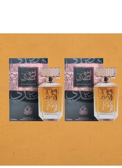 الوجاهة 2 قطع عطر حروف العود ايو دي بارفان 100مل 