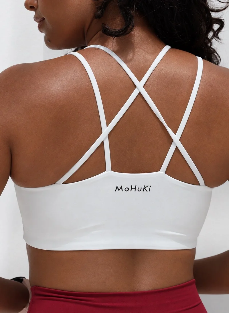 Mohuki White Active Bust Sculpt Bra for Women | Best Price UAE