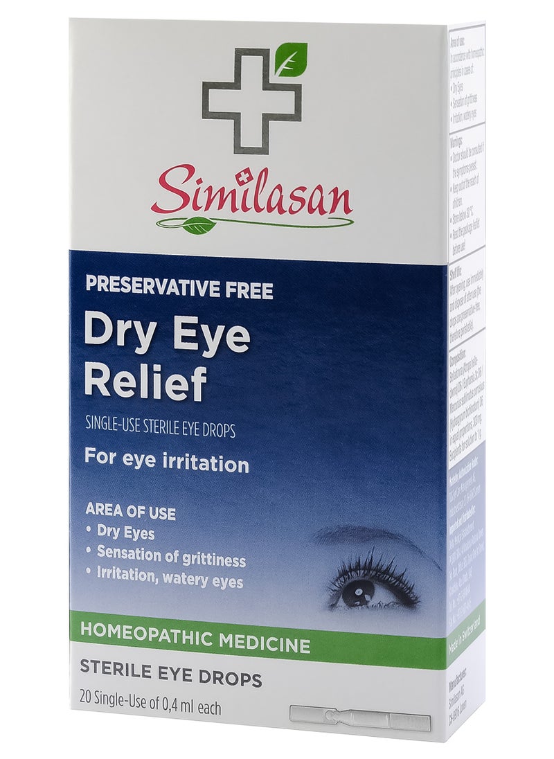 Similasan Similasan dry eye relief single dose 20's 
