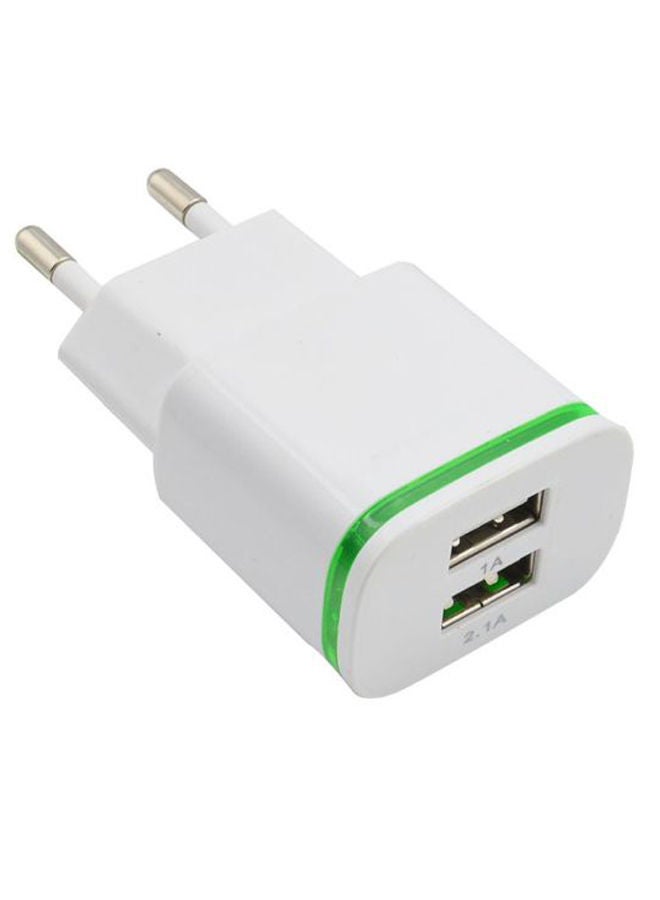 NIBEMINENT Universal EU Plug Charger Adapter 7.5centimeter White  - Image 2