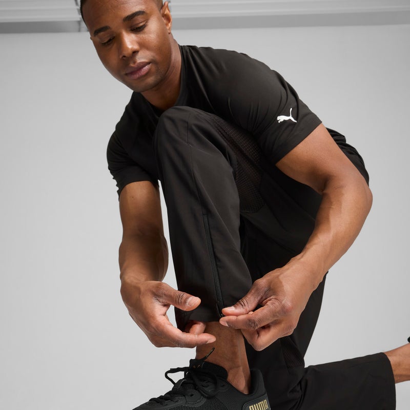 PUMA Woven Mens Black Tapered Pants - Image 3