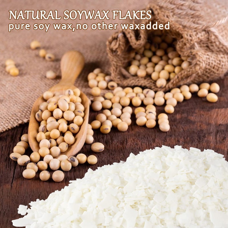 CLTNIKET 10 lb Soy Wax DIY Candle ï¼ˆFlakes & Softï¼‰,Natural Soy Wax Candle - Image 5