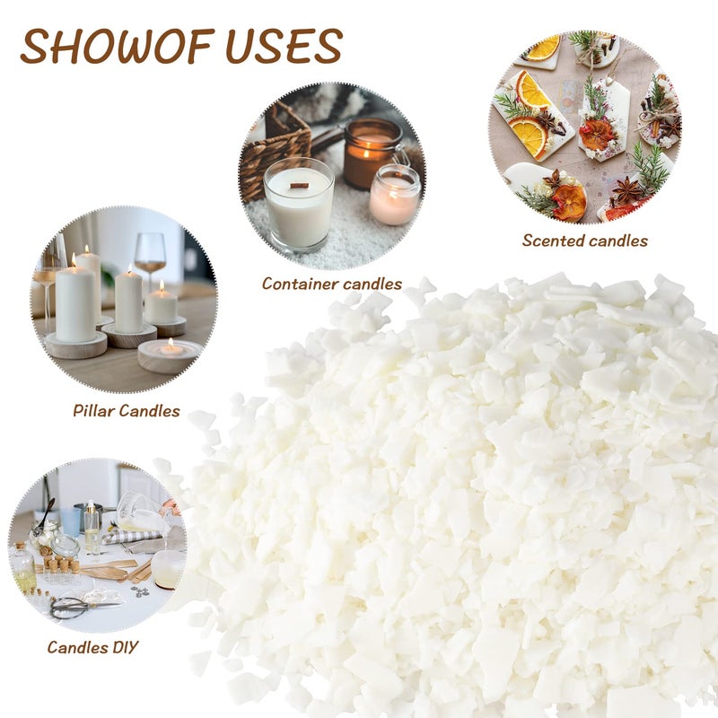 CLTNIKET 10 lb Soy Wax DIY Candle ï¼ˆFlakes & Softï¼‰,Natural Soy Wax Candle - Image 3