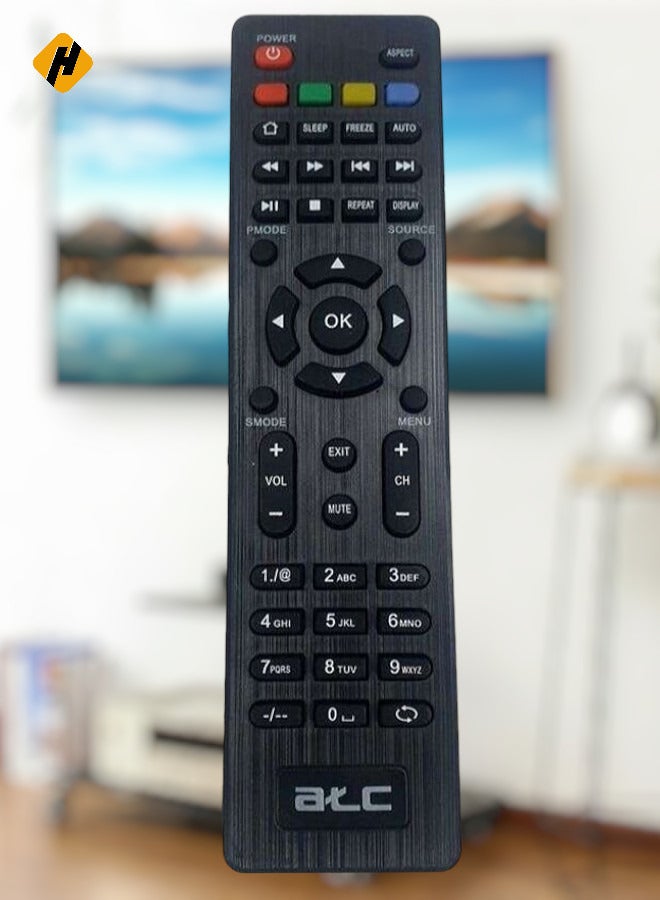 ATC Universal Infrared TV Remote Control Black for LED ATC TVs - Image 1