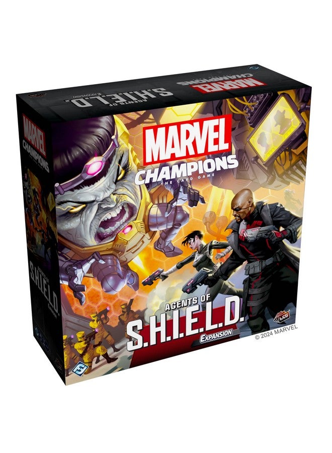 Fantasy Flight Games Marvel Champions The Card Game Agents of S.H.I.E.L.D. Campaign Expansion - Cooperative Strategy Game for Kids & Adults, Ages 14+, 1-4 Players, 45-90 Min Playtime, Made - Image 1