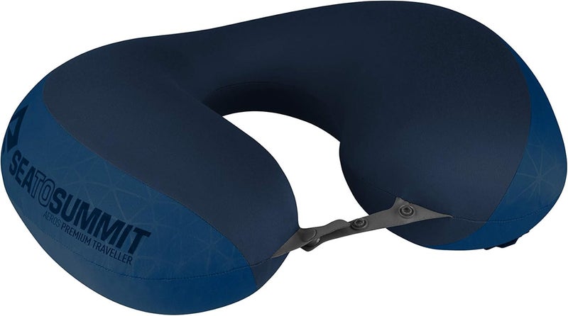 Sea To Summit Aeros Premium Traveller Pillow - Navy Blue - Image 1
