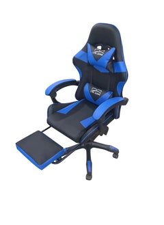 Adjustable gaming chair with foot and headrest || Black and blue - pzsku/ZB87FB73FBB4C63524FF0Z/45/_/1740654785/31af8799-30c4-4e30-8f1b-b4fa9255c88c