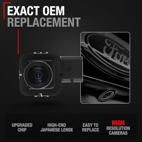 T1A Rear View Backup Camera Compatible with 20132015 Ford Edge Reverse Park Assist Camera OEM ET4Z19G490A DT4Z19G490A DT4Z19G490B 590415 - Image 3