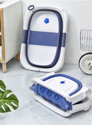 Baby Bathtub  Household  Large Size  Foldable  Toddler Baby  Infant Bathtub Blue - pzsku/ZB87FD4B9E6D34B1C50BFZ/45/_/1715853923/da8fdccd-9d84-4973-bc59-342e94e8860c