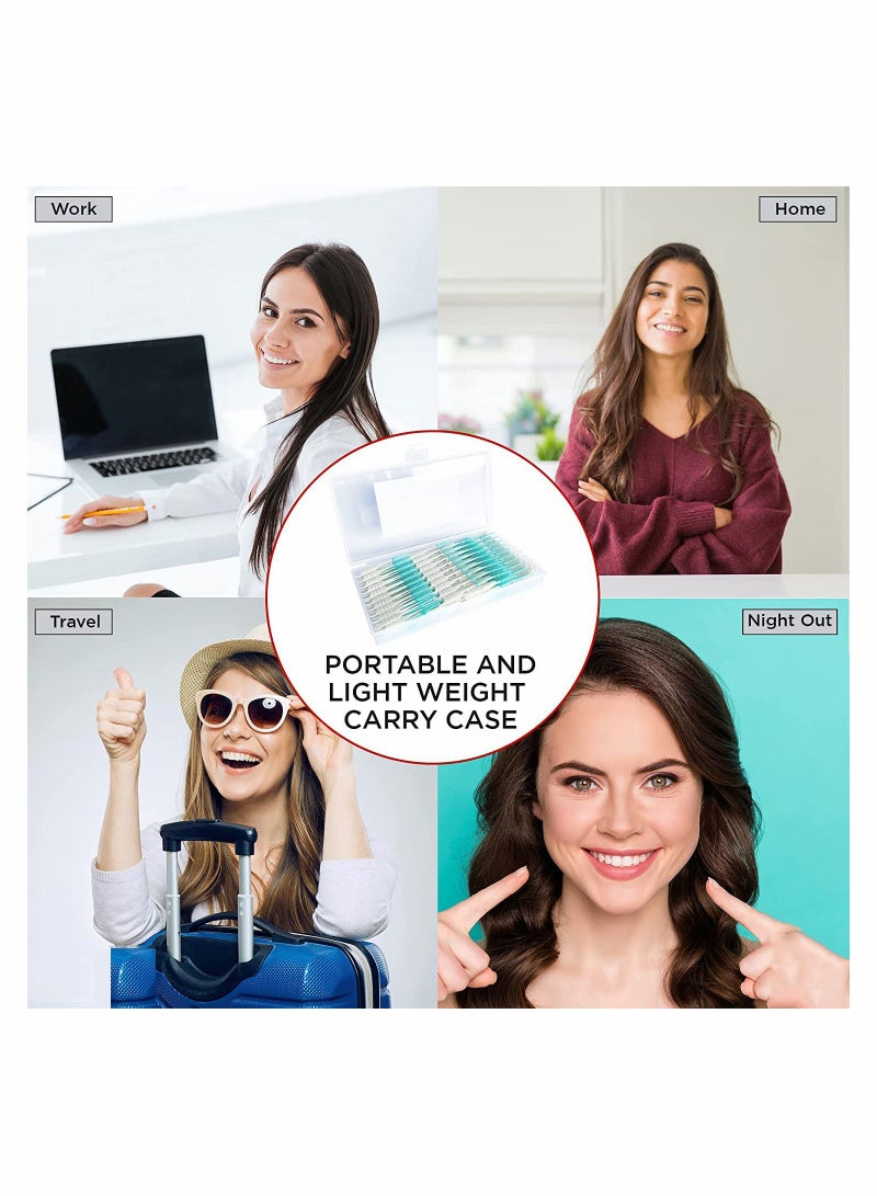 Excefore 200Pcs Interdental Brushes, Silicone Dental Picks, Dental Brushes, Floss Sticks Dental, Tooth Pick Brushes, Floss Brushes, Dental Floss Brush, Tooth Picks Sticks Plastic, Dental Floss Stick - Image 5