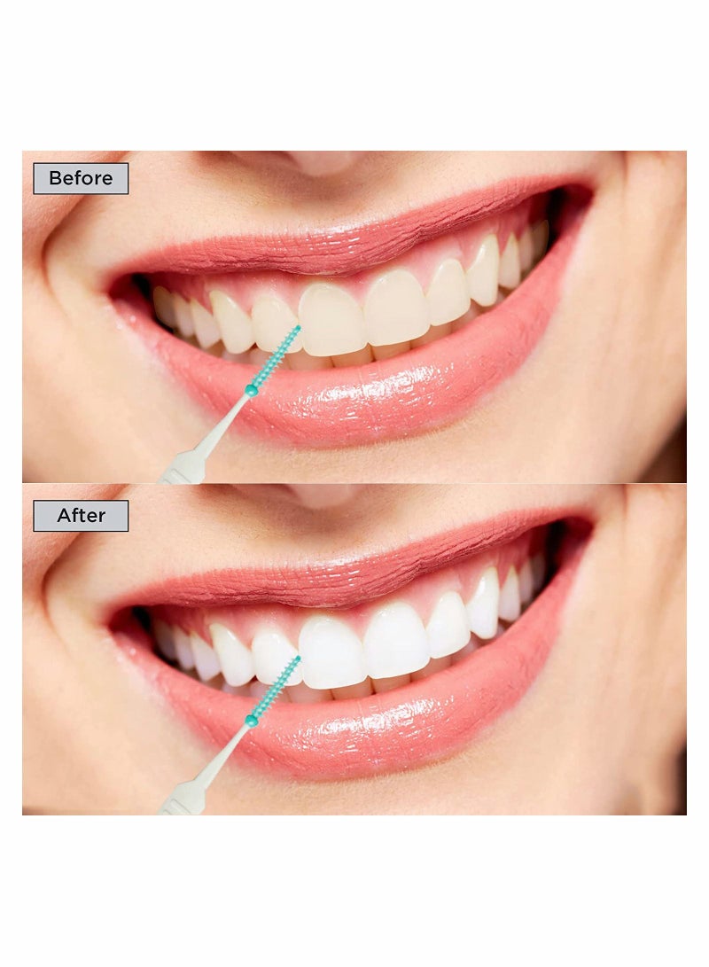 Excefore 200Pcs Interdental Brushes, Silicone Dental Picks, Dental Brushes, Floss Sticks Dental, Tooth Pick Brushes, Floss Brushes, Dental Floss Brush, Tooth Picks Sticks Plastic, Dental Floss Stick - Image 4