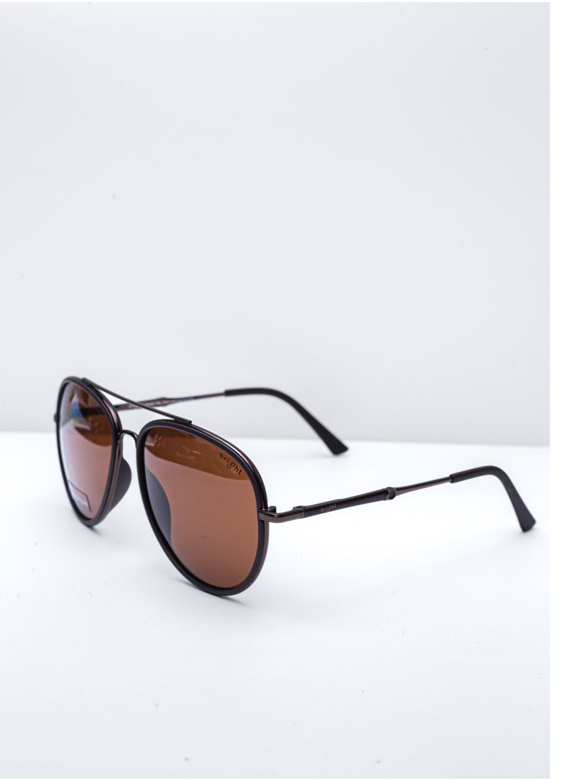 Baleno "Aviator Sunglasses with Polarized UV Protection Lenses – Lightweight, Durable Metal Frame for Men & Women, Perfect for Driving, Travel, and Outdoor Activities"  - Image 3