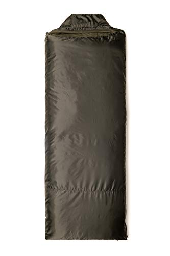 Snugpak Jungle Bag Lightweight Sleeping Bag with Left or Right Side Zip, Compact Travel and Camping Bag, Olive - Image 1
