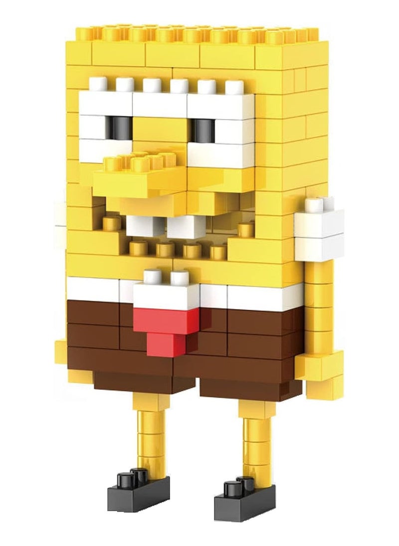 SpongeBob Classic Building Blocks Cartoon Building Block Nano Block Building Set Large Toy Blocks Compatible with Reusable Block Kit 3D Puzzle Toy for Teenagers and Adults Birthday Gifts ا 