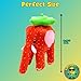 Lemoneon Strawberry Elephant Plush 12 Italian Brainrot Plush Meme AICrafted Stuffed Figure Pillow for Video Game Fans Room Decor - Image 4