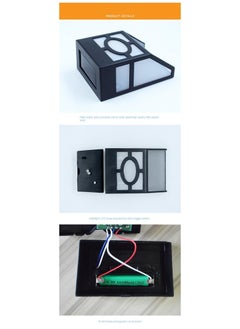 General 4-Piece Outdoor Solar LED Wall Lamp Black  - Image 5