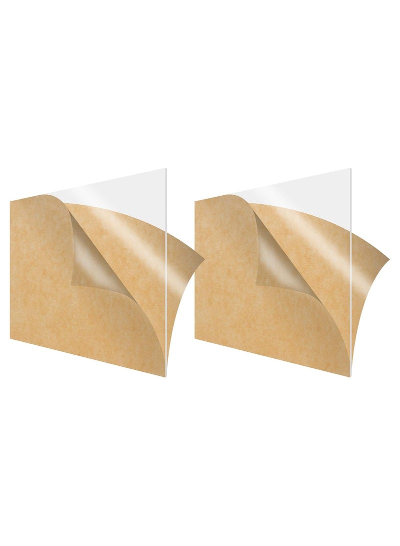 TPGP 1/8 inch Thick, 2-Pack 12x24 Plexiglass Sheets, Cast Clear Acrylic Sheets,3mm Acrylic Plexiglass Sheet for Signs,Crafts,Display Case,Shelves, Signage - Image 1