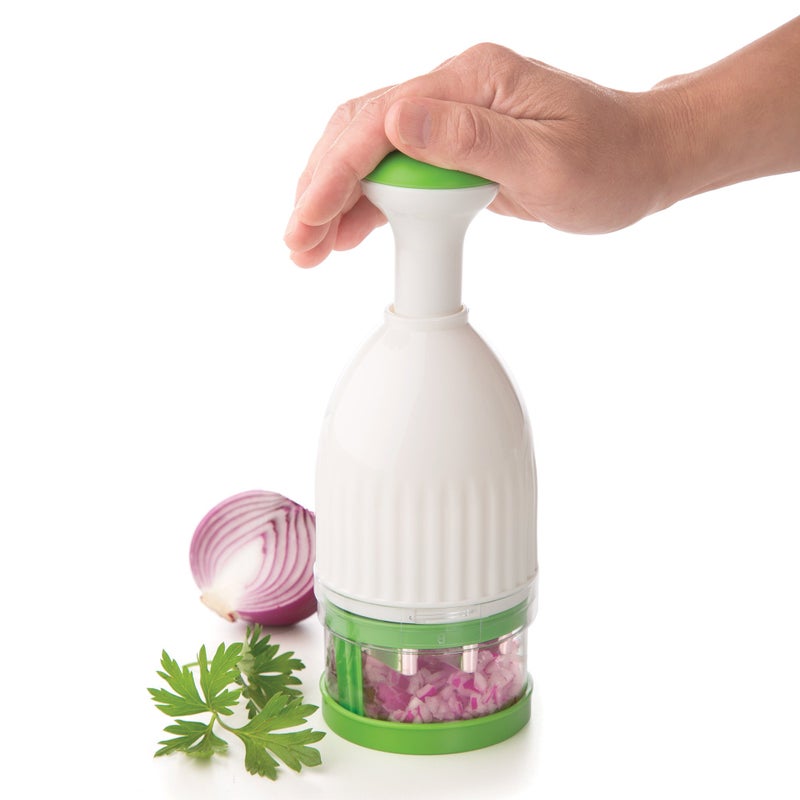 Progressive International Fresh Food Chopper WhiteGreen