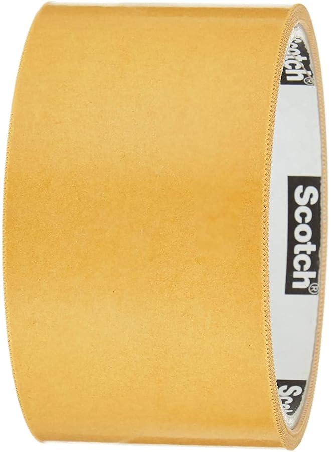 Scotch  Universal Double Side Tape 50Mm X 7M 1 Roll Pack Light Brown Color For General Purpose Holds Quickly And Reliably For Everyday Repairs And Projects 