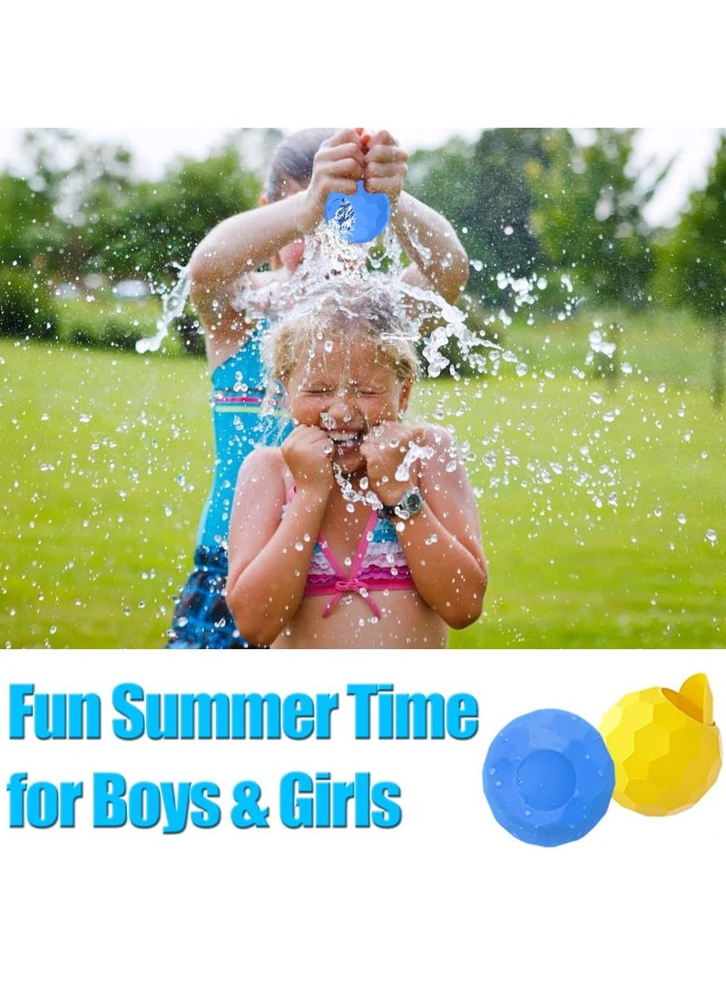 Water Balloons Quick Fill, Self-Sealing Reusable Refillable Water Bombs Silicone Splash Water Ball for Kids Adults Outdoor Activities Pool Beach Games Summer Party Supplies 12Pcs - pzsku/ZB88022C6B74F0B7306E1Z/45/_/1683859858/f03860ca-2b50-45d1-a3e1-aa9cc2d019b2