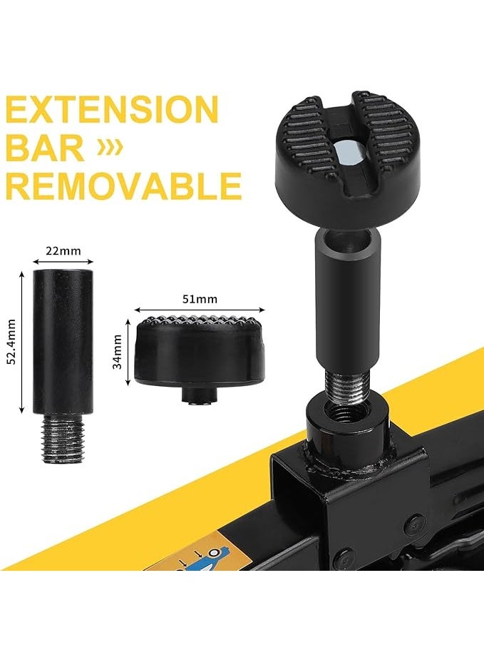 Car Jack 2 Ton Scissor Jack Kit – Quick Lifting Tool with Ratchet Handle & Lug Wrench for Easy Tire Changing - Image 5