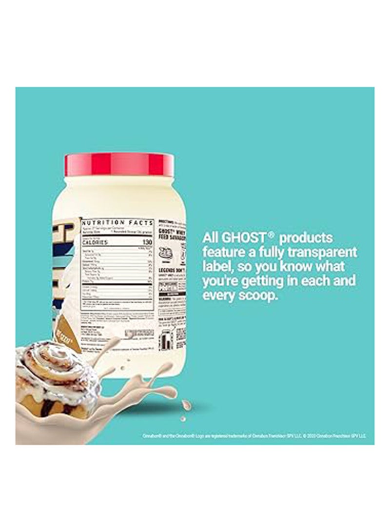 جوست مسحوق بروتين بنكهة سينابون (القرفة) – عبوة 2 رطل، 25 جم بروتين – مزيج من بروتين مصل اللبن (معزول، مركز ومحلل) – مناسب لمشروبات ما بعد التمرين – خالٍ من الصويا والجلوتين - Image 3