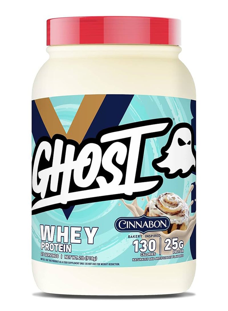 جوست مسحوق بروتين بنكهة سينابون (القرفة) – عبوة 2 رطل، 25 جم بروتين – مزيج من بروتين مصل اللبن (معزول، مركز ومحلل) – مناسب لمشروبات ما بعد التمرين – خالٍ من الصويا والجلوتين - Image 1