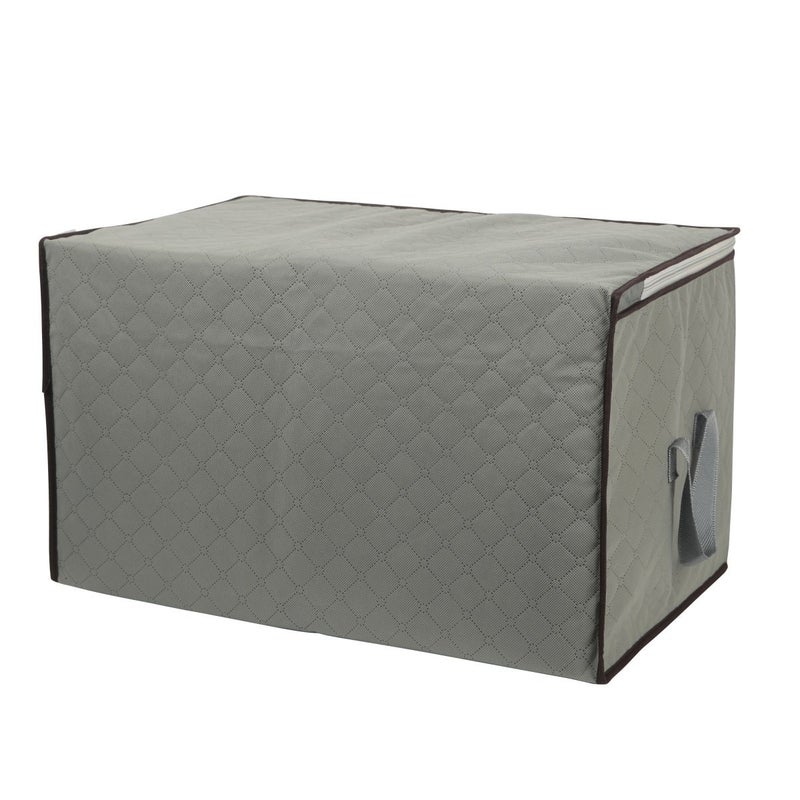 Szxc 2 Pack Foldable Large Storage Bags 24 x 16 x 14 (L x W x H) inch for Comforter Quilt Blanket Clothes with Clear Window & Handles - Easy to Fit King Size Comforter Set - Closet Under Bed Organizer - Image 3