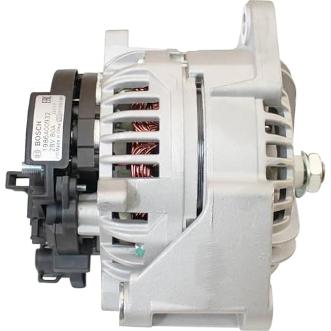 DB Electrical BOS-1986A00932 Alternator Compatible With/Replacement For Mercedes-Benz Unitog U-300, Unitog U-400 2000-2003, Unitog U-500 2001-2003 0124555001, 0124555002, 0124555022, 0124555032 - Image 5