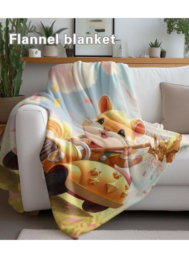 general Children's or student cartoon flannel thin blanket (warm and comfortable, suitable for sleep, games) 100cm*150cm - 63 - Image 3