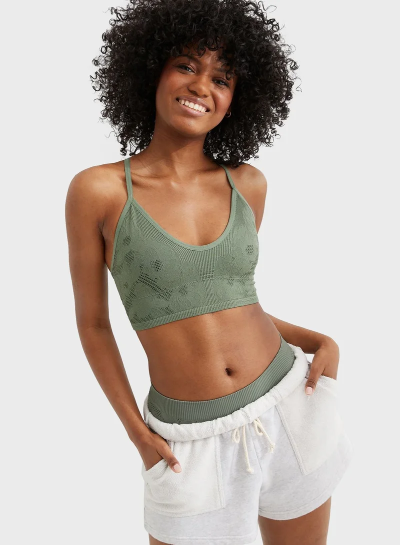 Aerie Printed T-Shirt Bra