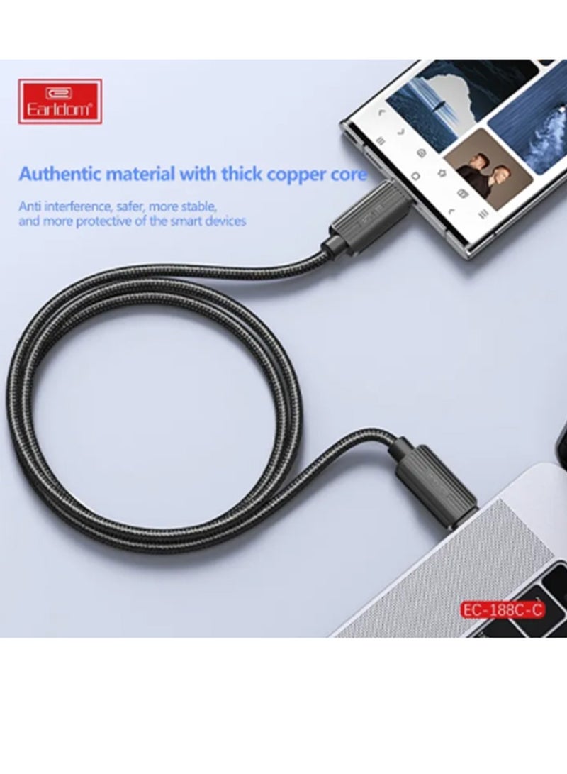 Earldom Fast Charging Cable , Usb-C To 8-Pin , EC-188L - Image 5