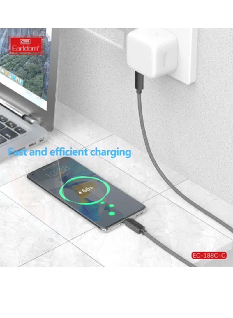 Earldom Fast Charging Cable , Usb-C To 8-Pin , EC-188L - Image 4