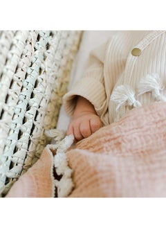 Crane BABY 6 Layer Muslin Blanket - Copper  - Image 5