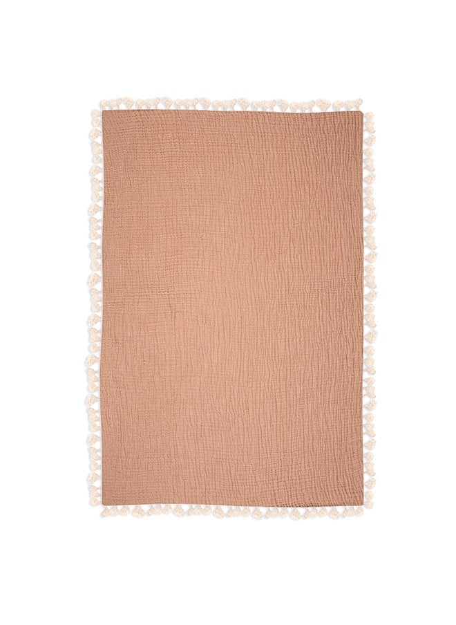 Crane BABY - 6 Layer Muslin Blanket - Copper - Image 1