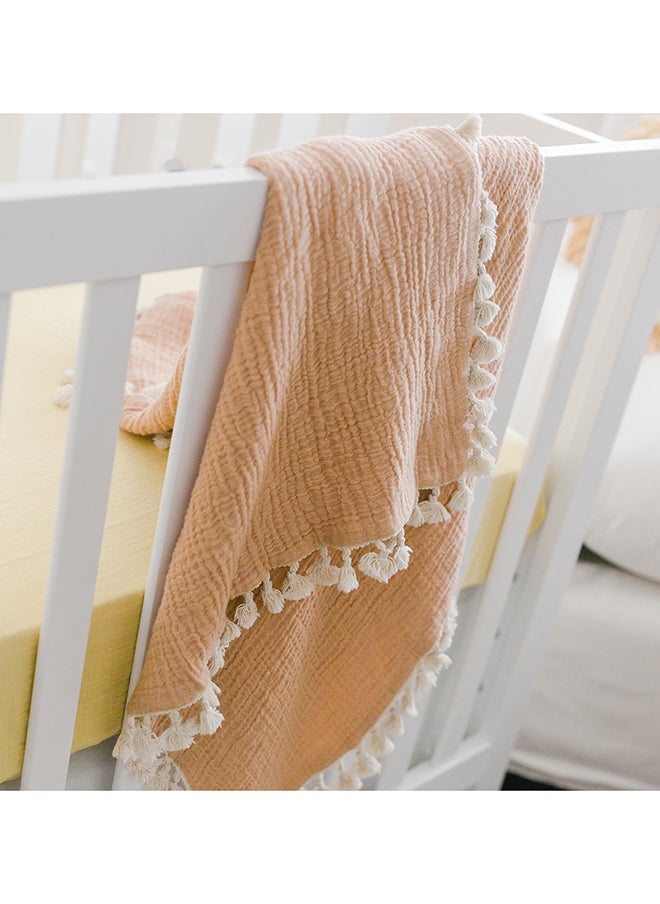 Crane BABY - 6 Layer Muslin Blanket - Copper - Image 1